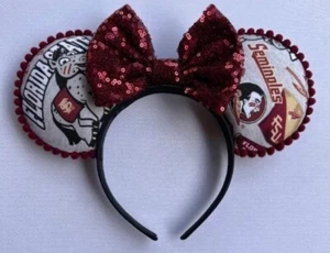 HANDMADE Mouse Ears/College/University/Florida State University/Seminoles/Mascot - Picture 1 of 3