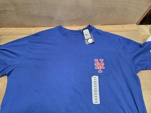 Majestic New York Mets XXL Camiseta Nuevo Con Etiquetas Bolsillo Camiseta - Imagen 1 de 8