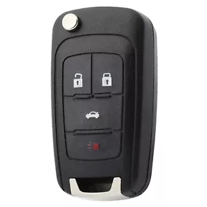 4 Button Replacement For Chevrolet Cruze Sonic Malibu Remote Key Fob Shell Case - Foto 1 di 6