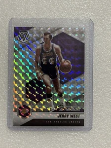 2020-21 Panini Mozaic Jerry West LA Lakers All-Time Greats Silver Prizm #293 - Picture 1 of 2