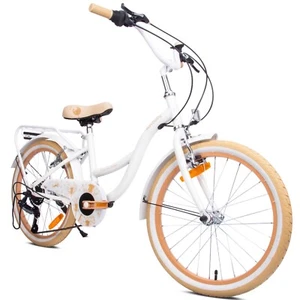 20 Zoll Kinderfahrrad 6-Gang Kinder fahrrad Rad Mädchen Shimano Flower Bike - Bild 1 von 9