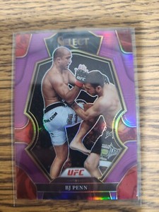 2023 SELECT UFC BJ PENN PREMIER PURPLE PRIZM CARD SP 29/99