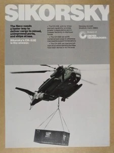 1978 Sikorsky CH-53E Helicopter vintage print Ad - Picture 1 of 1