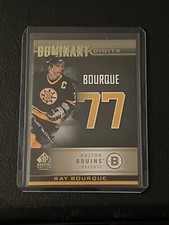 Ray Bourque Dominant Digits Gold Foil /77 - 2020-21 SP Signature Edition Legends