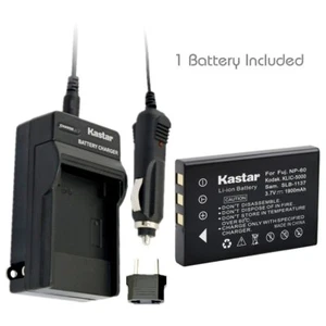 FNP60 Battery or Regular Charger for SAMSUNG Digimax U-CA501 U-CA505 V700 V800 - Picture 1 of 25