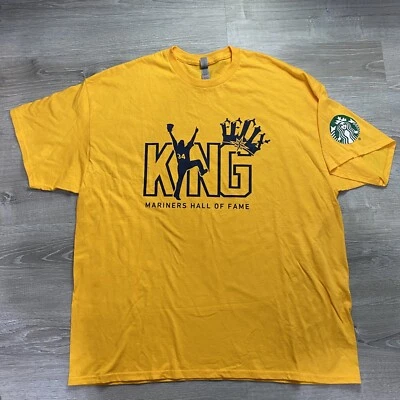 FELIX HERNANDEZ Seattle Mariners Hall of Fame Induction T-SHIRT Sz 2XL Starbucks - Image 1 of 4