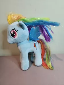 My Little Pony- Sparkle Rainbow Dash Plush- TY- Brushable- Hasbro- 2015- Blue 7" - Picture 1 of 8