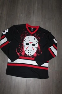 Maglia Venerdì 13 Jason Voorhees Stile Hockey Taglia L Halloween - Foto 1 di 6