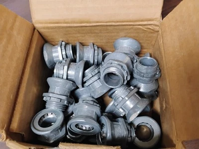 BRIDGEPORT 250-MB 1/2" MIGHTY-BITE PUSH EMT ACOPLAMIENTO SECO NUEVA CAJA DE 25 CADA UNO Foto 1 de 4