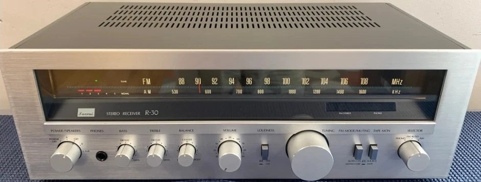 Sansui R-30 Stereo Receiver * 25W RMS * 1980 - Bild 1 von 4