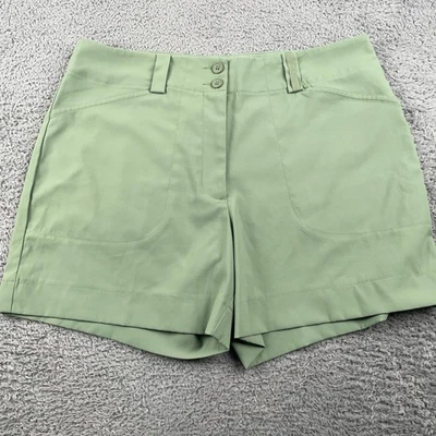 Шорты для гольфа женские Nike 10 зеленые облегающие сухие функциональные эластичные повседневная спортивная одежда - Изображение 1 из 4