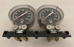 Locomotora de medición industrial The Salem Line manómetro doble 795-50 - Imagen 1 de 8