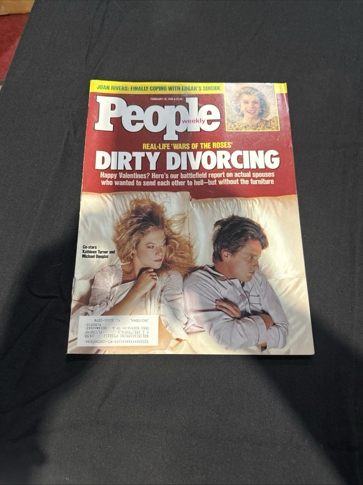 People Mag Feb. 19, 1990 Dirty Divorcing, Joan Rivers, Johnny Crawford Pages Ln - Image 1 of 3