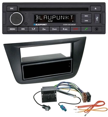 Blaupunkt USB MP3 Bluetooth DAB CD Autoradio für Seat Toledo Altea ab 05 schwarz - Bild 1 von 4