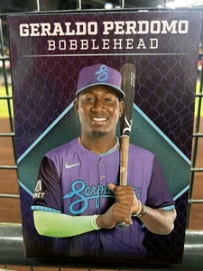 Arizona Diamondbacks Geraldo Perdomo City Connect Bobblehead 5/31 SGA- In Hand - Picture 1 of 2
