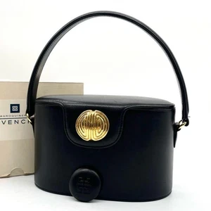Givenchy Vanity handbag black leather gold hardware Excellent condition Women - Picture 1 of 12