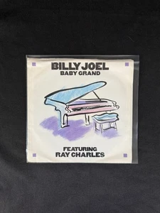 Billy Joel w Ray Charles~ Baby Grand /Big Man on Mulberry Street 45 1986 VG+/VG+ - Picture 1 of 8