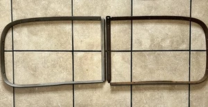 1940 Ford Coupe Windshield Garnish Moulding, Center Bar And New Rubber - Picture 1 of 20