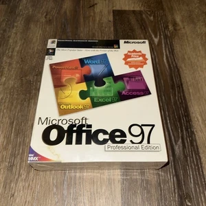 Microsoft Office 97 Professional Edition + Bookshelf Retail 1 User Full Retail - Picture 1 of 4