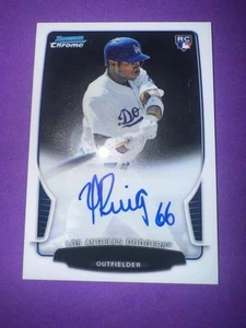 2013 Bowman Chrome Draft Rookie Autographs Yasiel Puig CRA-YP DODGERS - Picture 1 of 7