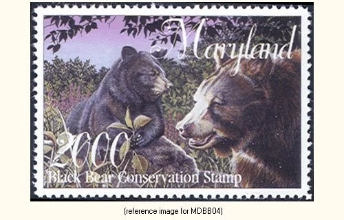 D2K Maryland Black Bear 2000 ($5.00) Stamp - Image 1 of 1