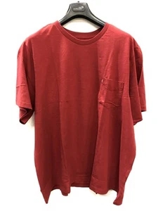 Levi's Herren T-Shirt Red Tab Standard Tee, mit Tasche Weinrot XXXL - Picture 1 of 3