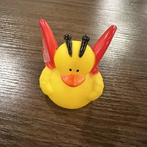 Rubber Duck Butterfly Decor Car Insect Office Cute Jeep Cruise Red Wings Ducky - Picture 1 of 9