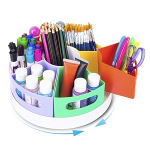 Art Supply Organizer, Extra Large 360° Pencil Caddy with 7 Removable Compartm... - Bild 1 von 9