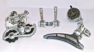 Vintage SunTour Cyclone Fahrrad Umwerfer x2 & Schalthebel Posten Fahrradteile A+ Zustand!🚲 - Bild 1 von 24