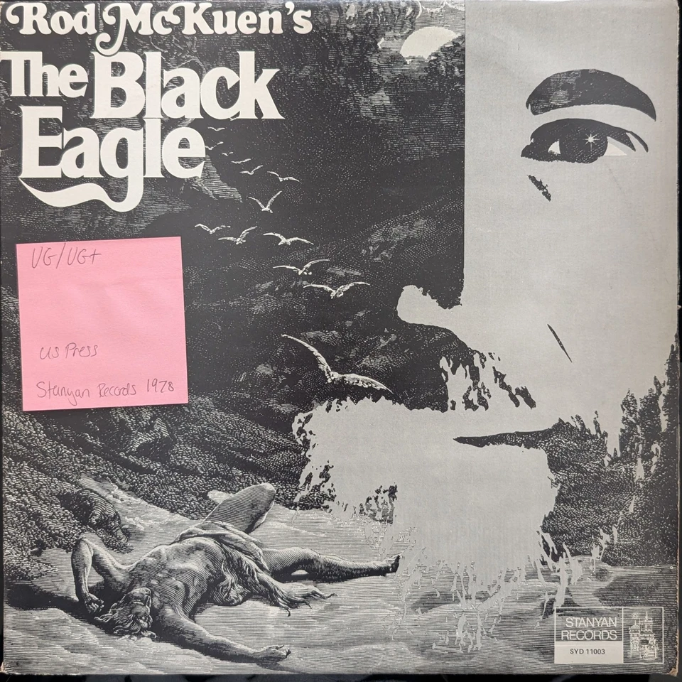 Rod Mckuen's The Black Eagle Vinyl Record VG/VG+ SYD11003 1978 Foto 1 de 2