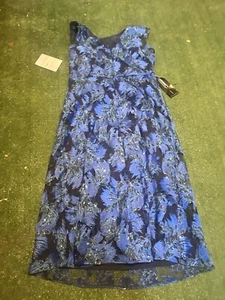 JS Collections Women's Callie A-line Tea Length Dress - Picture 1 of 4