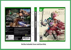 FUNDA DE REPUESTO PERSONALIZADA - SIN JUEGO - Avoed XBOX Series X VER DESCRIPCIÓN - Imagen 1 de 2