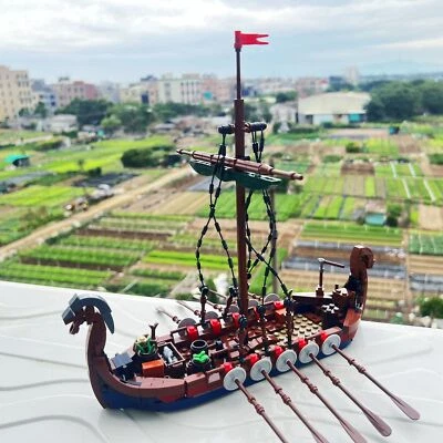 MOC-58275 Viking Longship Only 454 Pieces Warrior Battleship - Image 1 of 4