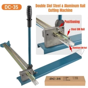 Double Slot Steel and Aluminum Rail Cutting Machine Manual DIN Rail Cutter DC-35 - Picture 1 of 16