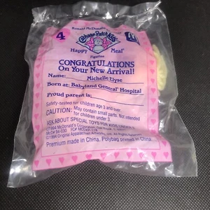 Vintage 1994 McDonalds Happy Meal Toy Cabbage Patch Kid Michelle Elyse NIP 🔥 - Picture 1 of 3