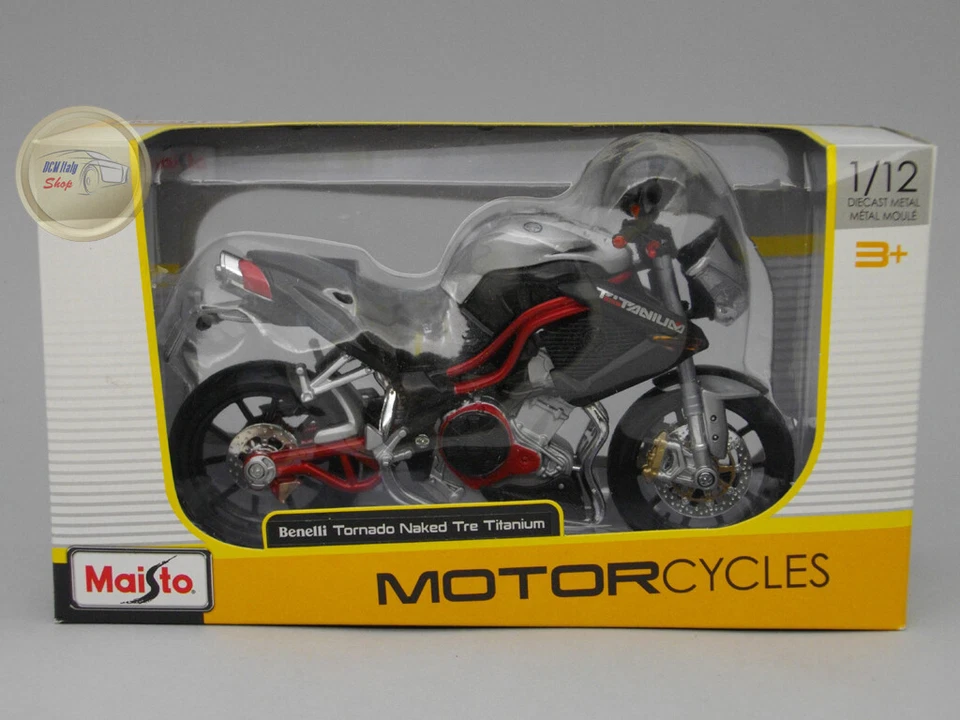 Benelli Tornado Naked Tre Titanium - Maisto Moto 1:12 - MA31179GY - Immagine 1 di 1