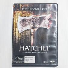 Hatchet The Director's Cut DVD - Horror - Genuine  Region 4 - VGC - Free Postage