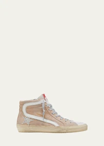 Tenis Golden Goose Deslizante Gamuza Brillo Top 4959 - Venta al por menor $715 - Imagen 1 de 5