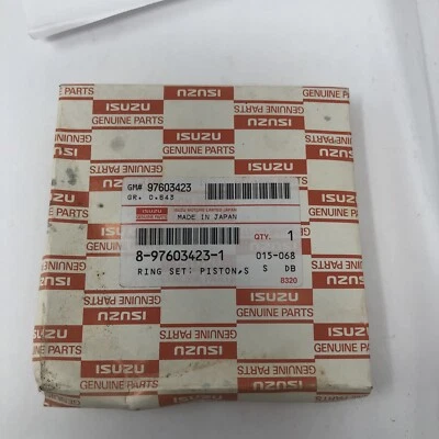 GM ISUZU JUEGO DE ANILLOS PISTÓN 8-97603423-1 97603423 - NOS Foto 1 de 2
