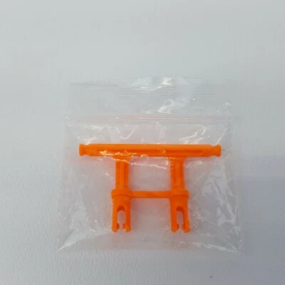 Micro K'nex Connector Brick Adaptor 2-Leg Orange Replacement Part Piece 843300 - Image 1 of 4