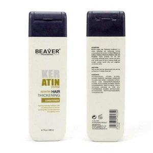 Beaver Keratin Conditioner Hair Thickening Volumising Salt & Paraben Free 200ml - Picture 1 of 4