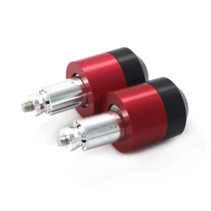 Empuñaduras de motocicleta extremos deslizadores enchufes universales para manillar 7/8" 22 mm - Imagen 1 de 5