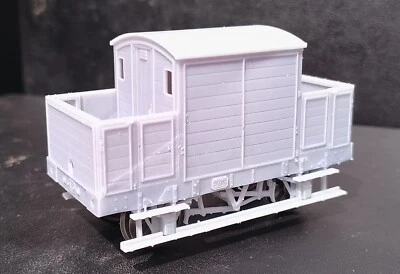 PHF MODELS 4mm OO GWR RR Rhymney Railway 8T brake van open veranda