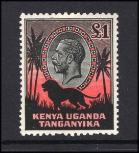 M26570 KUT 1935 1€ schwarz/rot Sg 123 lmm Kat 325€ - Bild 1 von 1