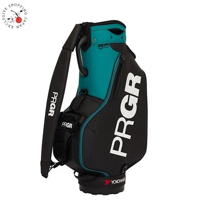 PRGR 高尔夫运动模型工作人员包 9.5 x 47 英寸 4.6 公斤 2024 肩分隔黑色 — 第 1/4 张图片