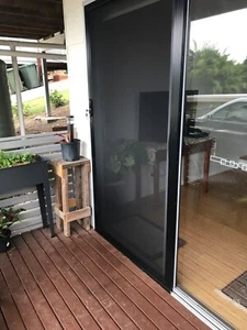 Sliding Security Screen Door - Stainless Steel Mesh - Small - Picture 1 of 4