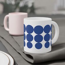 Blue Pyrex Dots Vintage Pyrex Pattern 60s Rare Dots Pyrex Mug (11oz15oz20oz)