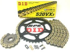 EX300R NINJA 2013-17 DID VX3 520 X-Ring Chain and Sprockets Kit Gold or Silver