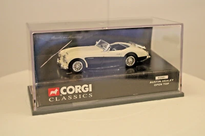 Corgi Classics 1:43s - #02501 Austin Healey Open Top - White / Black - Image 1 of 4