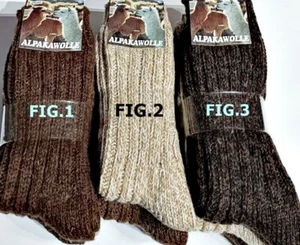 ALPAKA Socken 1 Paar Premium Qualität WINTER SOCKEN Frei von AZO Farbstoffe- - Bild 1 von 18